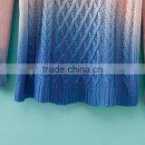 MGOO High Quality 2015 Brand Design Women Fashion Tie Dye Sweaters Long Sleeves Pullover Knitted Stock Brand Winter Clothing thumbnail-6