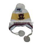 Custom Knitted Pom Beanie Hat Winter Beanie Hat thumbnail-4