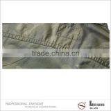 Cotton Fashion Olive Green Military Style Long Sleeve Shirt thumbnail-6