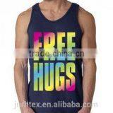 Trade Assurance Premium Spandex/Cotton Blank Mens Stringer Gym Tank Top thumbnail-3