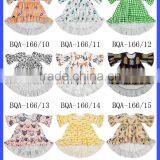 2017 New Children Clothing Dress Short Front Long Back New Model Girl Dress Kids Frock Designs thumbnail-5