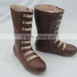 Wholesale Skidproof Genuine Leather Boots for Kids thumbnail-3