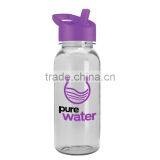USA Made 18 Oz. Tritan Bottle With Flip Straw Lid - BPA-free, Dishwasher Safe and Comes With Your Logo thumbnail-2