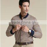 2017 Latest Fashionable Mens Stripe Shirt thumbnail-1