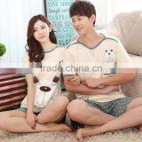 2017 Summer Couple Cotton Pajamas Set thumbnail-3