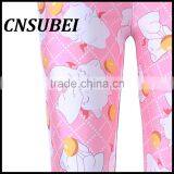 Cute Pink Cat Digital Printing Personalized Fashion Yoga Pants thumbnail-5