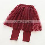 Spring Solid Color Cotton Tutu Girls Skirt Leggings thumbnail-3