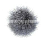 Christmas Decorations Dark Gray 50mm Sable Fur Craft Pom Balls thumbnail-1