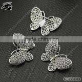 Fashion Rhinestone Brooch Butterfly Designs For Garment thumbnail-1