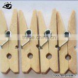 4.50CM Decorative Mini Wood Paper Clips Paper Pins Family Foto Pegs Family Foto Official Clips thumbnail-3