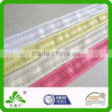 Fine Stretch Wide Fold Over Elastic Double Ruffle Elastic thumbnail-1