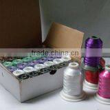 100% Embroidery Yarn,Rayon Polyester Thread thumbnail-1