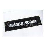 Absolut Vodka Rubber Bar Mat With Heat Transfer Printing , Anti Fatigue Mats
