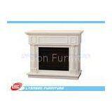 Durable White Interior Room Decor MDF Fireplaces 1125mm * 320mm * 930mm