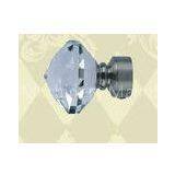 28mm Crystal Curtain Finial Cap With Electroplating Surface , XFY005c thumbnail-1