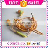 China Factory Directly Sale Flat Cable Wired Mini Earphones for Mobile Phone thumbnail-1