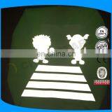 Flourescent Yellow Reflective Backpack Cover With Customized Reflective Logos