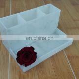 Marble Acrylic Makeup Storage Case ,lucite Cosmetic Organizer Box thumbnail-1