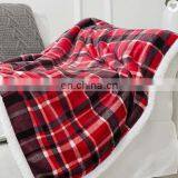 100% Polyester Sherpa Flannel Blanket Two Sides Brushed Cozy Fleece Throw thumbnail-4