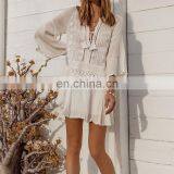 Шифоново-ластовый пляжный купальник-кафтан, сарафан, парео для женщин, подходящий для выхода из воды на пляже thumbnail-1