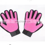 Massage Cleaning Deshedding Brush Cat Hair Remover Brush Dog Pet Grooming Glove thumbnail-2