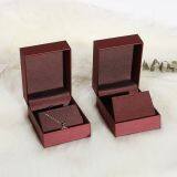 New Brushed Leather Jewelry Box Creative Jewelry Storage Box Necklace Ring Bracelet Brushed Leather Jewelry Packaging Box thumbnail-3