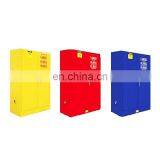 Anti - Explosion Flammable Safety Cabinet , Yellow Two Lock Steel Lab Furniture