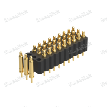 Dnenlink 2.00mm Pitch Triple Row H4.0mm Straight SMT Type Male Header PogoPin Connectpr thumbnail-2
