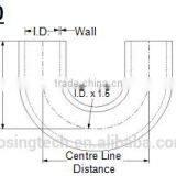 High Temperature Flexible Automobile Parts 180 Degree Silicone Elbow thumbnail-6