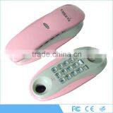 Black ABS Slim Telephone Wall Mounted Phone thumbnail-1