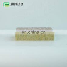 E.P New Building Material Waterproof Fireproof Fire Rated Roof Boards Insulation Decorative Rock Wool Sandwich Panels thumbnail-2