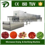 Automatic honeysuckle microwave drying machine