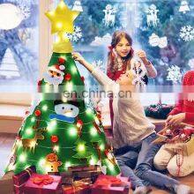Reusable Felt Desktop Front Door Soft Tree Star Retro Personalized Christmas Ornaments Decoration thumbnail-3