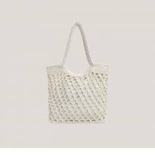 Women's Woven Bag Hollow Package Casual Beach Bag thumbnail-3