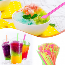 6 мм Milkshake, Smoothie ложка-стraw/Одноразовая соломинка для размешивания (500 шт/коробка) thumbnail-4