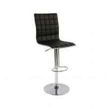 Leather Adjustable Bar Stool With Chrome Base DB-U69AS thumbnail-1