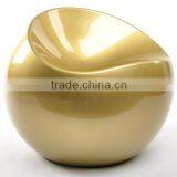 Replica European Style Relaxing Fiberglass Material Blue Eero Apple Round Shape Ball Chair Wholesale thumbnail-5