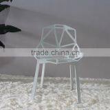 Replica Italian Design Red Color Aluminum Stacking Konstantin Grcic Chair One for Restaruantcafe and Cafe or Garden thumbnail-1