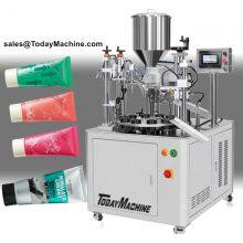 Automatic Ointment Body Lotion Cosmetic Cream Toothpaste Plastic Soft Tube Filling and Sealing Machine
