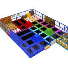 Customized Processing of Indoor Playground Equipment for Large, Medium and Small Trampoline Parks, Including the Popular Adult Sticky Trampoline and Children's Playgrounds thumbnail-4