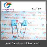 New High Voltage Ceramic Capacitor 2KV 471K 470PF 2000V thumbnail-1