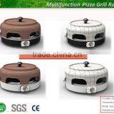 china made new type electric bbq pizza grill, raclette function