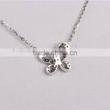 Dubai Jewellry Butterfly Necklace Girl's Silver Sterling Necklace Fashion Jewelry thumbnail-5