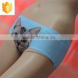 Lady's New Design Seamless Panty in Print Logo and Picture thumbnail-3