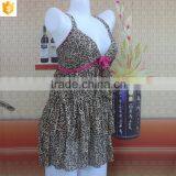 Leopard Printed Mesh Lingerie thumbnail-2