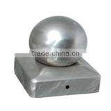 Top Sale 121x121mm Orbicular Shape Aluminum Fence Post Cap thumbnail-6