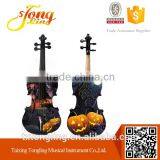 Unique Art With Halloween Theme Style Violin Art Painting thumbnail-1