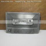 Custom Brand Name Buckle Plate Metal Belt Buckle Ladies Gold Plate Fashional Metal Belt Buckle thumbnail-2