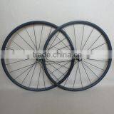UDELSA Chinese Carbon Wheels Road 24mm Deep Clincher 20.5mm Wide Cheap Wheelset F=20H R=24H thumbnail-1