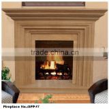 European style natural carving stone bedroom granite fireplace stove hearth